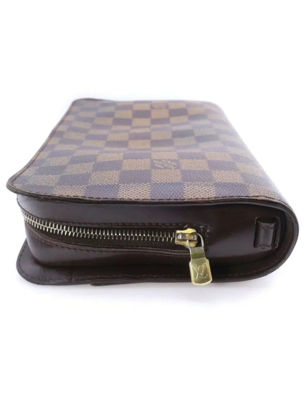 Louis Vuitton Damier Saint Second Case Pouch Brown Leather - Picture 3 of 6